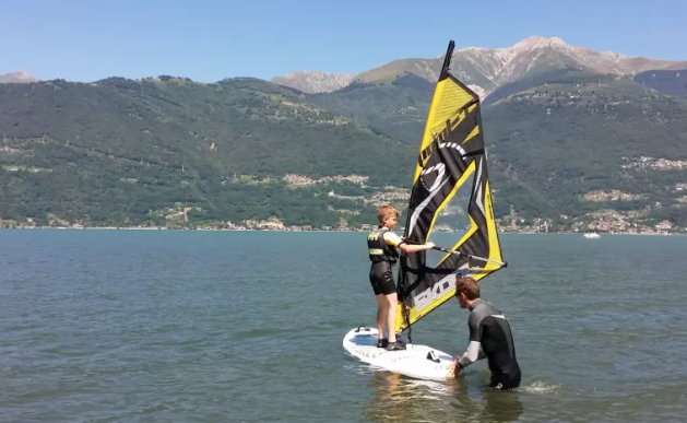 Windsurf Lessons Lake Como Colico Italia - Windsurf - Lake Como, Colico, Italy, Lake Como / Colico, Italy, Europe thumbnail 2