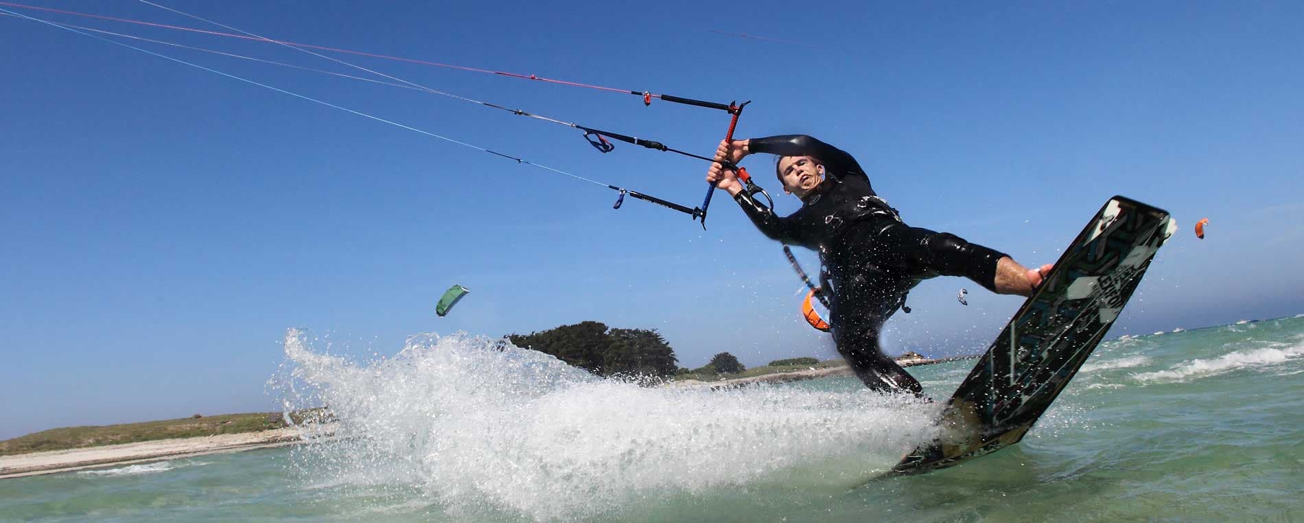 kitesurfing lessons Penmarch Finistere South Brittany France - Kitesurf - Penmarch, Finistere, South Brittany, France, Penmarch / South Brittany, France, Europe