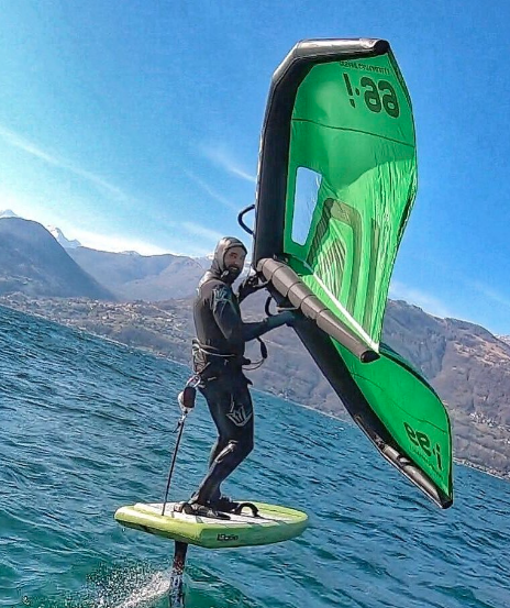 Wingfoil Lessons Lake Como Colico Italia - Wingfoil - Lake Como, Colico, Italy, Lake Como / Colico, Italy, Europe
